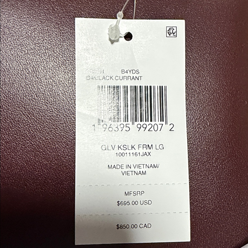 Coach Large Kisslock Frame Bag Black Currant - Picture 5 of 9